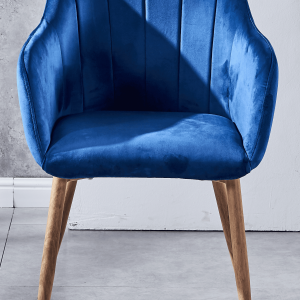 Blue Velvet Dining Chair - Set of 2