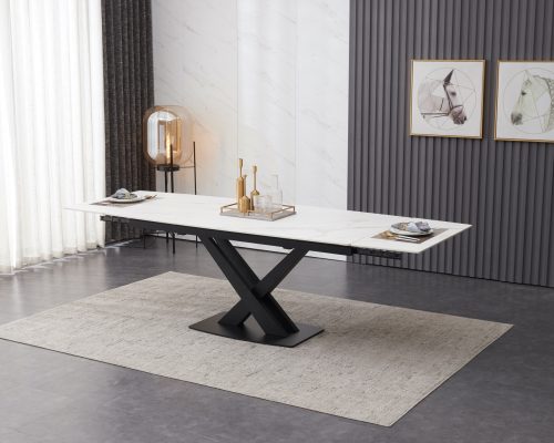 ceramic dining table extendable