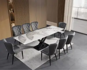 white ceramic dining table set